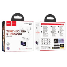 Заредете изображение във визуализатора на галерията – HOCO wireless earphones bluetooth with touch screen TWS EQ14 white
