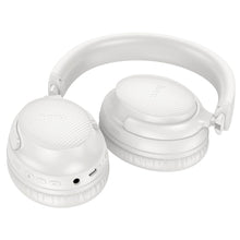 Заредете изображение във визуализатора на галерията – HOCO wire headphones bluetooth W53 morning mist white
