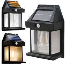 Заредете изображение във визуализатора на галерията – Solar LED garden lamp facade RC-K-1536 black
