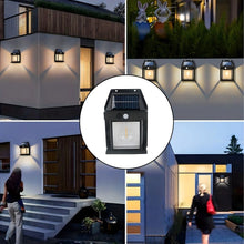Заредете изображение във визуализатора на галерията – Solar LED garden lamp facade RC-K-1536 black
