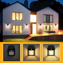 Заредете изображение във визуализатора на галерията – Solar LED garden lamp facade RC-K-1536 black
