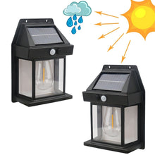 Заредете изображение във визуализатора на галерията – Solar LED garden lamp facade RC-K-1536 black
