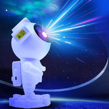 Заредете изображение във визуализатора на галерията – Astronaut star projector with bluetooth speaker X2501 white
