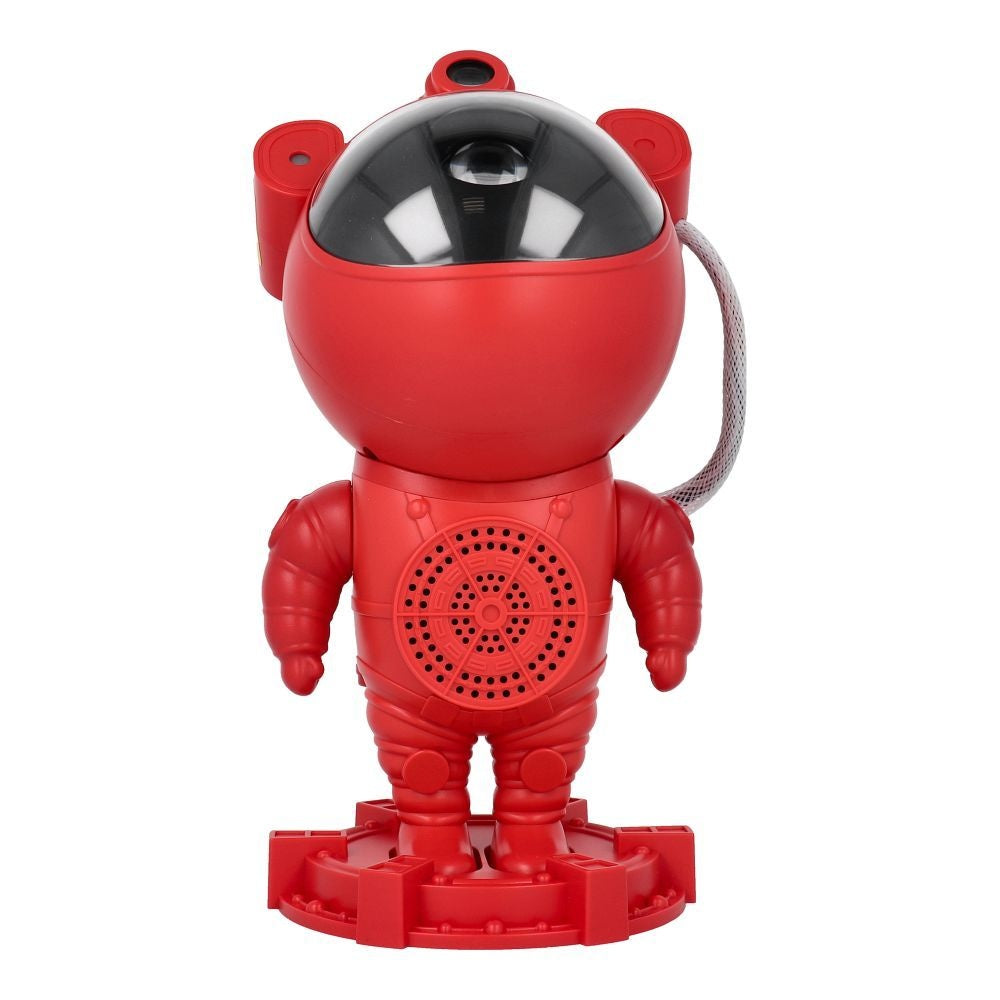 Astronaut star projector with bluetooth speaker X2502 red