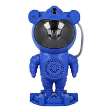 Заредете изображение във визуализатора на галерията – Astronaut star projector with bluetooth speaker X2503 blue
