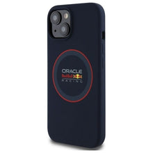 Заредете изображение във визуализатора на галерията – REDBULL case for IPHONE 14 compatible with MagSafe RBHMP14S24SIILVR (Silicone red Ring) navy
