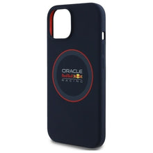 Заредете изображение във визуализатора на галерията – REDBULL case for IPHONE 14 compatible with MagSafe RBHMP14S24SIILVR (Silicone red Ring) navy
