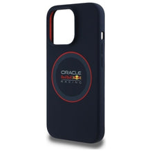 Заредете изображение във визуализатора на галерията – REDBULL case for IPHONE 14 Pro compatible with MagSafe RBHMP14L24SIILVR (Silicone red Ring) navy
