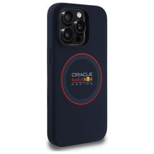 Заредете изображение във визуализатора на галерията – Гръб RED BULL за IPHONE 15 Pro compatible with MgaSafe RBHMP15L24SIILVR (Silicone red Ring) тъмно син
