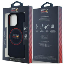 Заредете изображение във визуализатора на галерията – Гръб RED BULL за IPHONE 15 Pro compatible with MgaSafe RBHMP15L24SIILVR (Silicone red Ring) тъмно син
