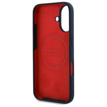 Заредете изображение във визуализатора на галерията – REDBULL case for IPHONE 16 compatible with MagSafe RBHMP16S24SIILVR (Silicone red Ring) navy
