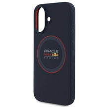 Заредете изображение във визуализатора на галерията – REDBULL case for IPHONE 16 compatible with MagSafe RBHMP16S24SIILVR (Silicone red Ring) navy
