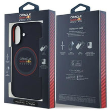 Заредете изображение във визуализатора на галерията – REDBULL case for IPHONE 16 Plus compatible with MagSafe RBHMP16M24SIILVR (Silicone red Ring) navy
