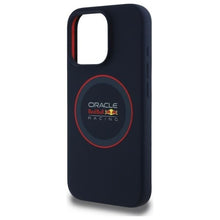 Заредете изображение във визуализатора на галерията – REDBULL case for IPHONE 16 Pro Max compatible with MagSafe RBHMP16X24SIILVR (Silicone red Ring) navy
