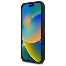 Заредете изображение във визуализатора на галерията – Гръб RED BULL за IPHONE 16 compatible with MagSafe RBHMP16S24SIOLRV (Silicone Oversize Vertical Logo) тъмно син
