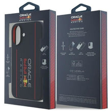 Заредете изображение във визуализатора на галерията – Гръб RED BULL за IPHONE 16 compatible with MagSafe RBHMP16S24SIOLRV (Silicone Oversize Vertical Logo) тъмно син
