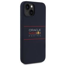 Заредете изображение във визуализатора на галерията – REDBULL case for IPHONE 14 compatible for MagSafe RBHMP14S24SIHSRV (Silicone Horizontal Centered Logo) navy
