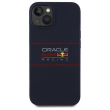 Заредете изображение във визуализатора на галерията – REDBULL case for IPHONE 14 compatible for MagSafe RBHMP14S24SIHSRV (Silicone Horizontal Centered Logo) navy
