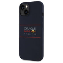 Заредете изображение във визуализатора на галерията – REDBULL case for IPHONE 14 compatible for MagSafe RBHMP14S24SIHSRV (Silicone Horizontal Centered Logo) navy
