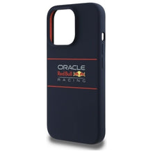 Заредете изображение във визуализатора на галерията – REDBULL case for IPHONE 14 Pro compatible for MagSafe RBHMP14L24SIHSRV (Silicone Horizontal Centered Logo) navy
