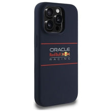 Заредете изображение във визуализатора на галерията – REDBULL case for IPHONE 14 Pro compatible for MagSafe RBHMP14L24SIHSRV (Silicone Horizontal Centered Logo) navy
