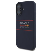 Заредете изображение във визуализатора на галерията – REDBULL case for IPHONE 16 compatible for MagSafe RBHMP16S24SIHSRV (Silicone Horizontal Centered Logo) navy
