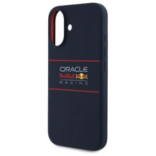 Заредете изображение във визуализатора на галерията – REDBULL case for IPHONE 16 compatible for MagSafe RBHMP16S24SIHSRV (Silicone Horizontal Centered Logo) navy
