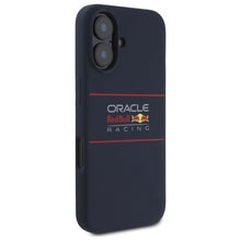 Заредете изображение във визуализатора на галерията – REDBULL case for IPHONE 16 compatible for MagSafe RBHMP16S24SIHSRV (Silicone Horizontal Centered Logo) navy
