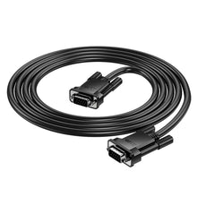 Заредете изображение във визуализатора на галерията – Кабел Hoco VGA (male) to VGA (male) HD 1080p US11 2 m черен

