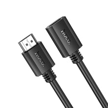 Заредете изображение във визуализатора на галерията – Кабел Hoco HDMI (male) to HDMI (female) 4K/60Hz US13 1 m черен
