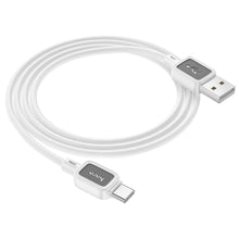 Заредете изображение във визуализатора на галерията – Кабел Hoco USB A to Typ C 3A X108 1 m бял
