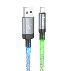 Кабел Hoco USB A to Lightning 2,4A U112 1 m сив