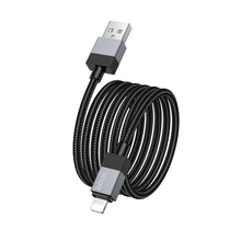 Заредете изображение във визуализатора на галерията – Кабел Hoco USB A to Lightning 2,4A X110 1 m черен
