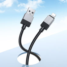 Заредете изображение във визуализатора на галерията – Кабел Hoco USB A to Lightning 2,4A X110 1 m черен

