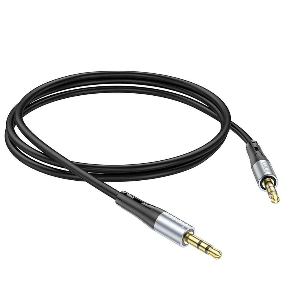 Кабел Hoco AUX Jack 3,5 mm (male) to Jack 3,5 mm (male) UPA22 1 m черен