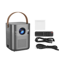 Заредете изображение във визуализатора на галерията – HOCO projector with Android software Wi-Fi Bluetooth 720P DT4 gray
