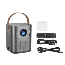 Заредете изображение във визуализатора на галерията – HOCO projector with Android software Wi-Fi Bluetooth 720P DT4 gray
