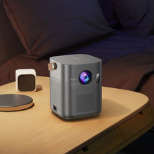 Заредете изображение във визуализатора на галерията – HOCO projector with Android software Wi-Fi Bluetooth 720P DT4 gray
