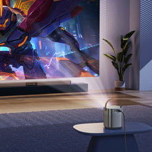 Заредете изображение във визуализатора на галерията – HOCO projector with Android software Wi-Fi Bluetooth 720P DT4 gray
