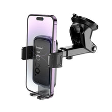 Заредете изображение във визуализатора на галерията – HOCO car holder for dashboard H79 black metal gray
