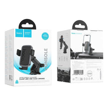 Заредете изображение във визуализатора на галерията – HOCO car holder for dashboard H79 black metal gray
