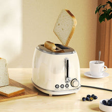 Заредете изображение във визуализатора на галерията – HOCO Retro toaster 850W HE50 milky white
