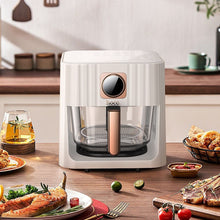 Заредете изображение във визуализатора на галерията – HOCO Air Fryer with touch screen 4,5L 1100W HE22 white
