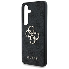 Заредете изображение във визуализатора на галерията – GUESS case for SAMSUNG S25 GUHCS25S4GMGGR (4G PU Big Logo) black
