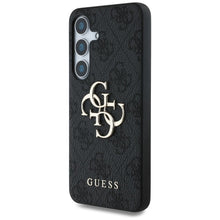 Заредете изображение във визуализатора на галерията – GUESS case for SAMSUNG S25 GUHCS25S4GMGGR (4G PU Big Logo) black
