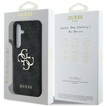 Заредете изображение във визуализатора на галерията – GUESS case for SAMSUNG S25 GUHCS25S4GMGGR (4G PU Big Logo) black
