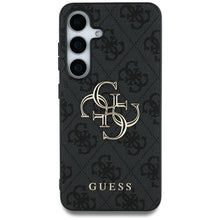 Заредете изображение във визуализатора на галерията – Оригинален гръб GUESS за SAMSUNG S25 Ultra GUHCS25L4GMGGR (4G PU Big Logo) черен
