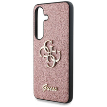 Заредете изображение във визуализатора на галерията – GUESS case for SAMSUNG S25 GUHCS25SHG4SGP (Fixed Glitter Big 4G) pink
