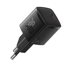 Заредете изображение във визуализатора на галерията – BASEUS wall charger Type C PD 30W GaN Cube Pro black
