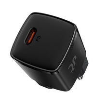 Заредете изображение във визуализатора на галерията – BASEUS wall charger Type C PD 30W GaN Cube Pro black
